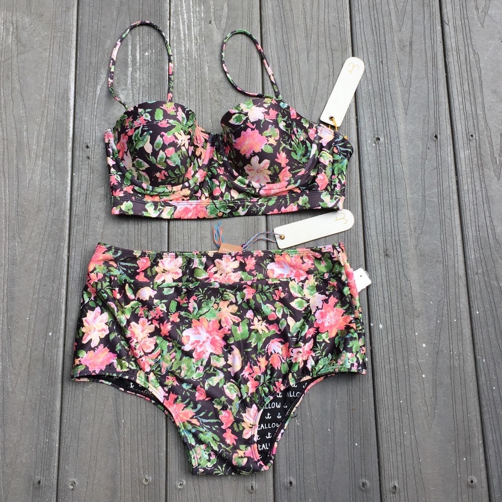 Tallow x Free People floral Bikini Set
